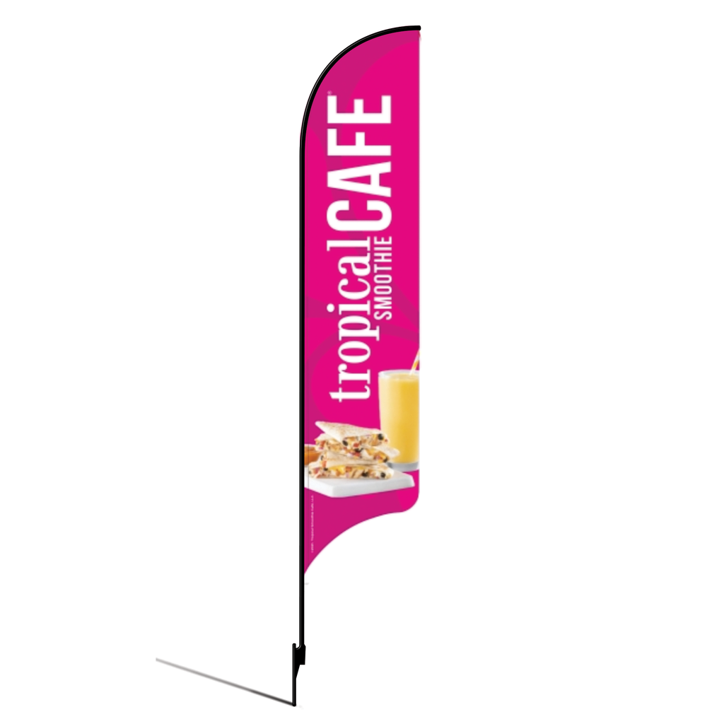 Kit for 15' Tropical Smoothie Cafe Pink Logo AdverSail