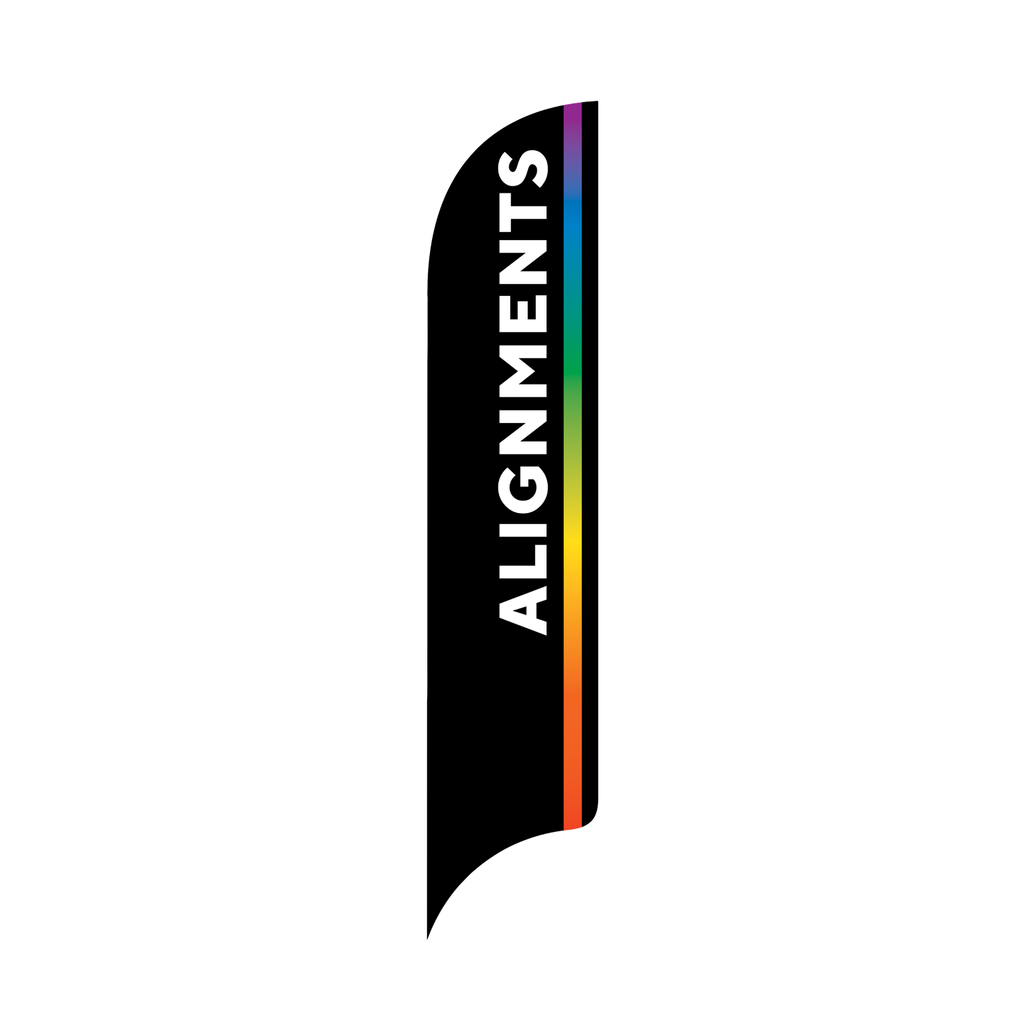 15' Caliber Auto Care Alignments AdverSail Flag